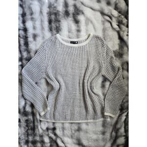 Cotton On Textured Knit Sweater – Light Gray – Size Large